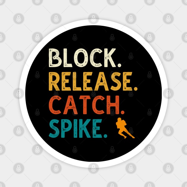 Block Release Catch Spike Magnet by DragonTees